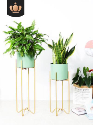 Factory Direct Sales Nordic Style Flower Stand Iron Folding Flower Creative Style Metal Green Plant Pot Living Room Storage Rack