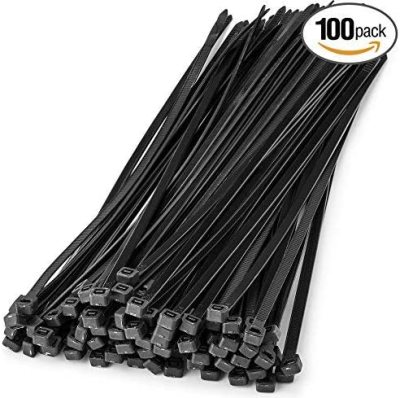 Multi-Purpose Self-Locking Cable Tie Nylon Zip Tie 16 Inch Extra Heavy 150 Lbs 68kg Nylon Cable