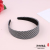 Fashionable New Korean Style Fashionable Matte Texture Twill Mixed Color Series Retro Headband Simple Style Elegant All-Match