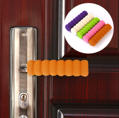 Door Handle Protector Anti-Collision Cover Children's Safety Thickened Spiral Baby Room Door Handle Bumper