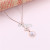 Cross-Border Style Fritillary Pendant Titanium Steel Necklace Female Special-Interest Design Clavicle Chain Female Neck Necklace
