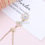 Cross-Border Style Fritillary Pendant Titanium Steel Necklace Female Special-Interest Design Clavicle Chain Female Neck Necklace