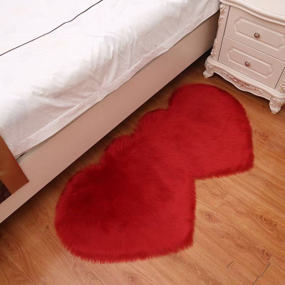 New Double Love Wool-like Carpet Bedside Blanket Nordic Style E-Commerce Hot Sale