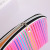Factory Direct Sales New Laser Cosmetic Bag Creative Fashion Striped Stitching Waterproof Wash Bag Portable Hand Bag