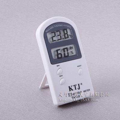 Factory Direct Sales Wholesale Large Screen Household Thermometer Hygrometer Electronic Thermometer Ta138b Remote Control