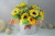 Large Water Bottle Sunchrysanthemum Bonsai Decorations Living Room Desk Decoration Flowers Artificial Flowers