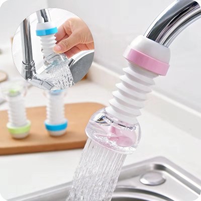 Household Kitchen Faucet Filter Rotatable Splash-Proof Shower Tape Water Nozzle Water Saving Device Water Filter Wholesale