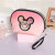 Factory Direct Sales Cosmetic Bag Creative Sequins Mickey Handbag Fashion Leather Gradient Color out Storage Bag Wholesale