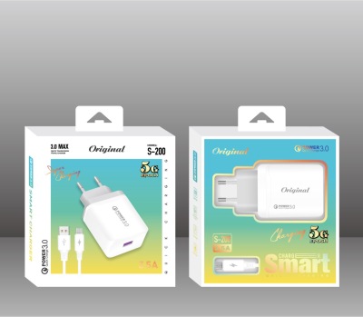 Charger Set Is Suitable for Fast Charging of Micro/TYPE-C/iPhone and Other Mobile Phones