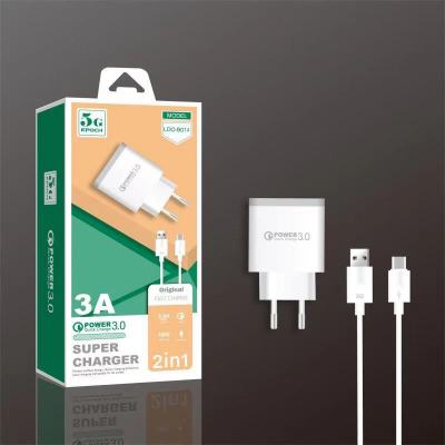 Charger Data Cable Set 5G Charger 1A-2A-QC3.0