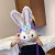 2020 New Long Ears Rabbit Cartoon Bag Fashion All-Match Girls' Mini Backpack Crossbody Plush Bag