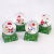 Christmas Crystal Ball Decoration Baking Cake Topper Santa Claus Sled Gift Bag Decoration Dessert Table Doll