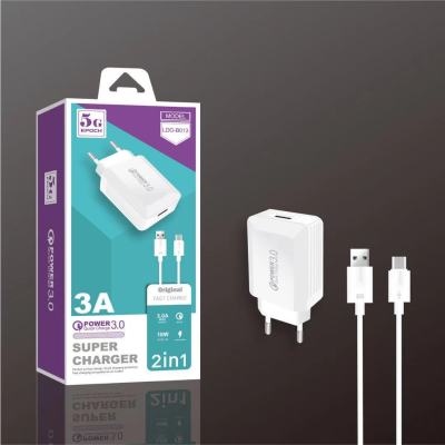 New QC3.0 Charger Data Cable Set 5G Charger 1A-2A-QC3.0