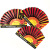 2 Yuan Shop Retro Style Fan-Shaped Black Word Clip Adult Bangs Hair Clip Small Side Clip Wave Hairpin