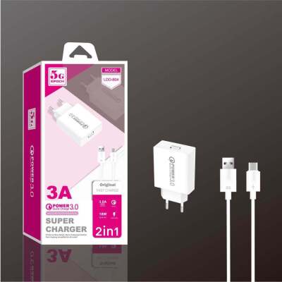 Charger Data Cable Set 5G Charger 1A-2A-QC3.0