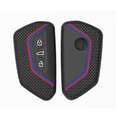Applicable to Volkswagen Golf 8 Silicone Key Cover Magotan CC Key Bag Golf8 Golf Eighth Generation Protective Cover