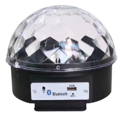 Bluetooth Speaker Crystal Magic Ball Color Light Stage Lights