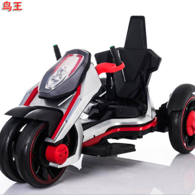 Children's Electric Car Three-Wheel Go-Kart Baby Toy Car Can Sit Four-Wheel Motorcycle Large Child Stroller