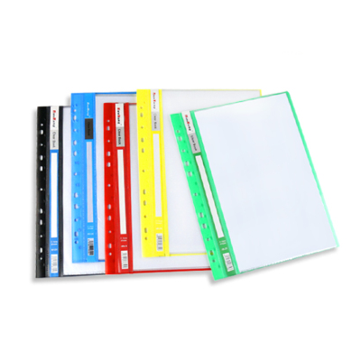 11-Hole Loose-Leaf Document Holder Inner Page Core Folder Insert Bag Transparent File Binder Color Waterproof Buggy Bag