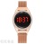 New Fashion Led Watch Trendy Diamond Watch Circle Lazy Shrink Magnet Buckle Strap Middle School Student Quartz Watch