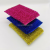Colorful Silk Thin 4-Piece Set Card Dish Brush Pot Cleaning Sponge Block Brush Kitchen Cleaning Brush King