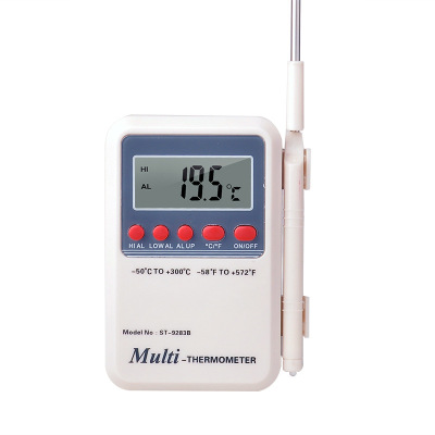 ST-9283B Electronic Oven Thermometer Probe Video Thermometer Oil Testing Temperate Zone Alarm Function