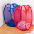 Folding Fine Mesh Color Mesh Laundry Basket Storage Basket Dirty Clothes Blue Large Home Storage Basket Factory Direct Sales