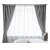 Customized Finished Full Shading Curtain Double-Sided Matte Cloth Fabric Living Room Bedroom Bay Window Floor Window Windproof and Heat Insulation