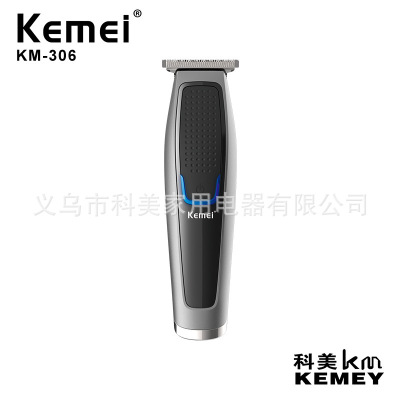 Cross-Border Factory Direct Sales Kemei Electric Clipper KM-306 USB Rechargeable Portable Electric Clipper