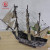 Imitation 87cm Black Pirate Sailboat Craft Decoration Mediterranean Style Crafts Decorations Ship Model Wholesale