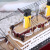 Titanic Simulation Wheel 3D Wooden Sailing 80cm Model Hotel Hall Decoration Crafts Wholesale