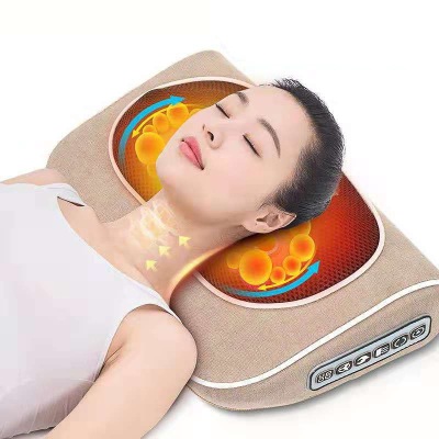 Neck Massager Neck Waist Back Home Multifunctional Car Massage Pillow Neck Protector Cervical Pillow