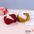 Simple Fabric Knot in the Middle Hair-Hoop Headband Adult Multi-Color Sweet Headband Autumn and Winter Solid Color Wide-Brim Hair Accessories