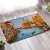 Kitchen Bathroom Absorbent Non-Slip Floor Mat Landscape Series Flannel Digital Printing Living Room Carpet Door Mat