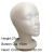 Foam Head Mannequin Head Model Head Female Mannequin Head Male and Female Mannequin Head Foam Avatar Hat Wig Glasses Props Display