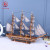 Office Wooden Sailboat Model 80cm Mediterranean Style Handmade Decoration Shipping Craft Ornament Furnishing