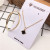 Women's Alloy Necklace & Bracelet Suit Student Jewelry Small Gifts Mixed 2 Yuan Store Supply Wholesale