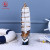 Office Simulation Sailboat Model Home Decoration Assembly Sailboat Decorative Crafts Blue and White Navy Sailboat Decoration