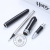 Factory Customized Black Signature Pen Metal Gift Pen Water-Based Roller Pen Creative Advertising Marker Customizable Logo