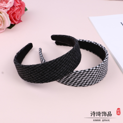 Wide-Brimmed Fabric Headband Sweet and Simple Hair Pressing Hairpin Super Fairy Wild Headband 2020 Autumn and Winter New Hot Sale