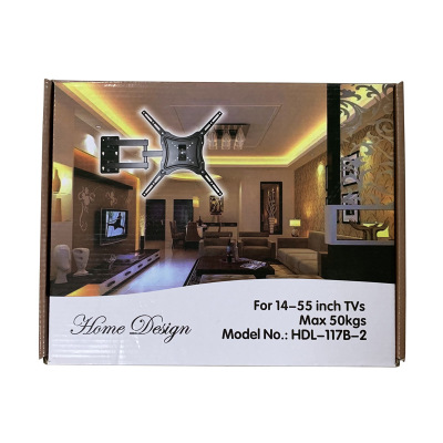 Currently Available Retractable Rotating TV Wall-Mounted Shelf 14-55inch Adjustable Angle LCD TV Display Bracket