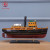 Log Simulation Fishing Boat Office Living Room Decoration Red and Black Wood Color Crafts Sailboat Decoration Wholesale