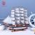 Creative New Sailing Model Decoration Mediterranean Style Solid Wood Crafts Decoration Factory Wholesale