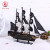 50cm Pirate Ship Decoration Ship Model Mediterranean Style Decorations Black Sailboat Model Wholesale