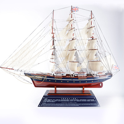 Sailboat Model British Cutty Sark Famous Boat Wooden Craft Gift Decoration Wholesale