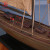 Sloop Sailboat Living Room Decoration American Sailboat Log Hand Painting Crafts Decoration Simulation Boat Wholesale