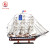 Earth Sea 65cm Sailing Model Decoration Simulation Log Ship Decorative Crafts Decoration Wholesale