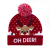 Christmas Decoration New Adult and Children Wool Hat Fashion Christmas Colorful Luminous Knitted Hat with Lights