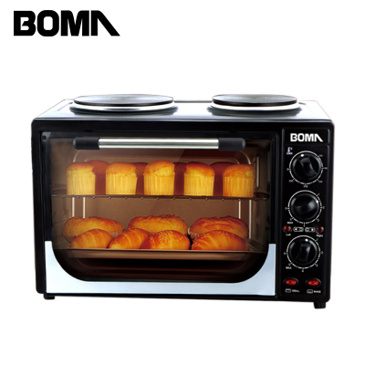 Boma Brand 35L Household Multi-Functional Oven Electric Stove Household Oven with Double Stove Head Factory Direct Sales 3200w