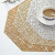 New Hollow Tableware Mat Solid Color Minimalist Japanese Style Insulation Mat Table Mat Cup Mat Factory Wholesale